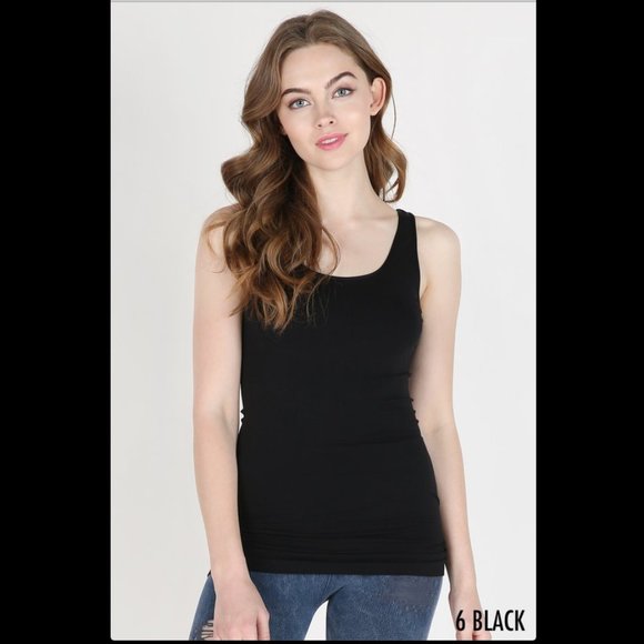 NEW Nikibiki Wide Strap Tank Top In Black One Size - Picture 1 of 4